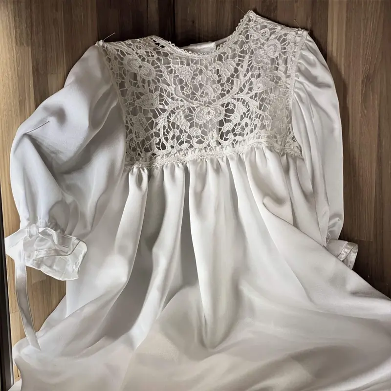 CHRISTENING GOWN BURANO LACE