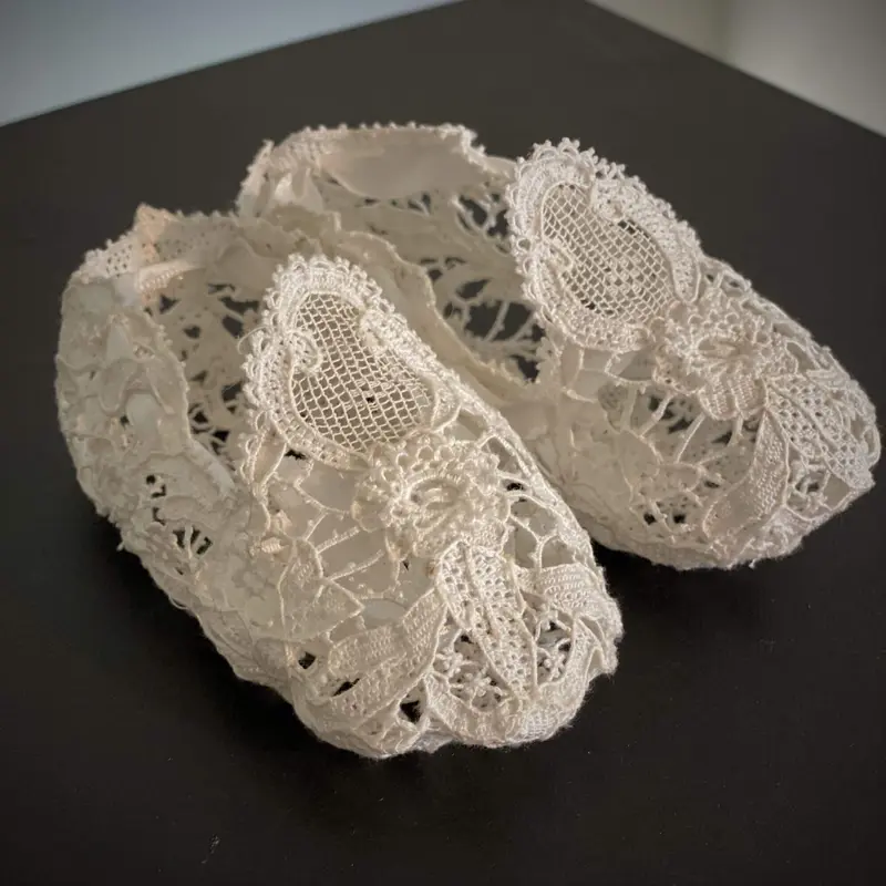 CHRISTENING SHOES BURANO LACE
