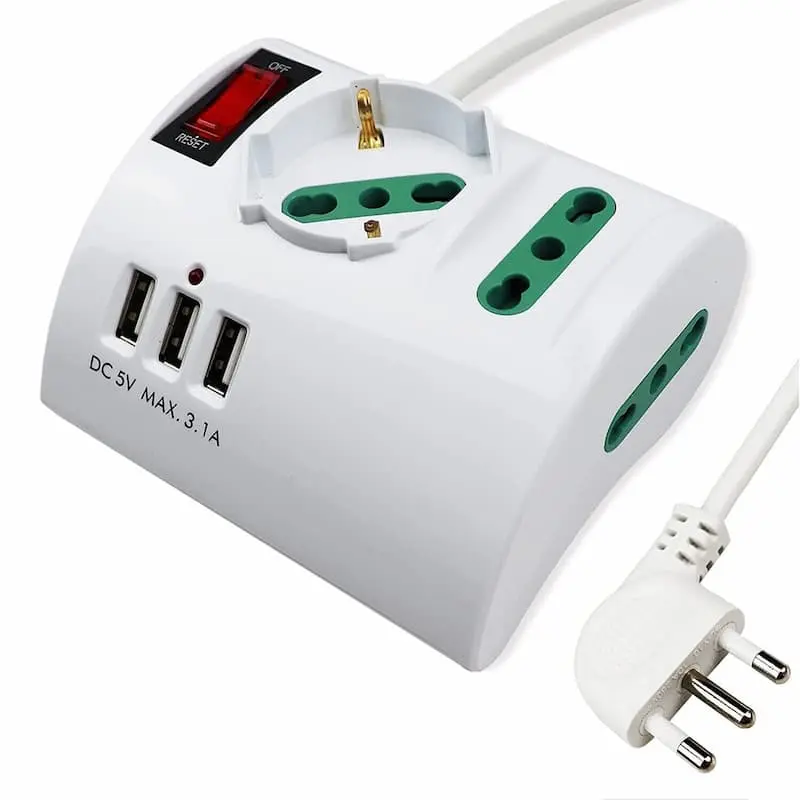 Ciabatta Multipresa Scrivania Tavolo USB