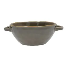 Ciotola Zuppa con Manici Grigio Tortora