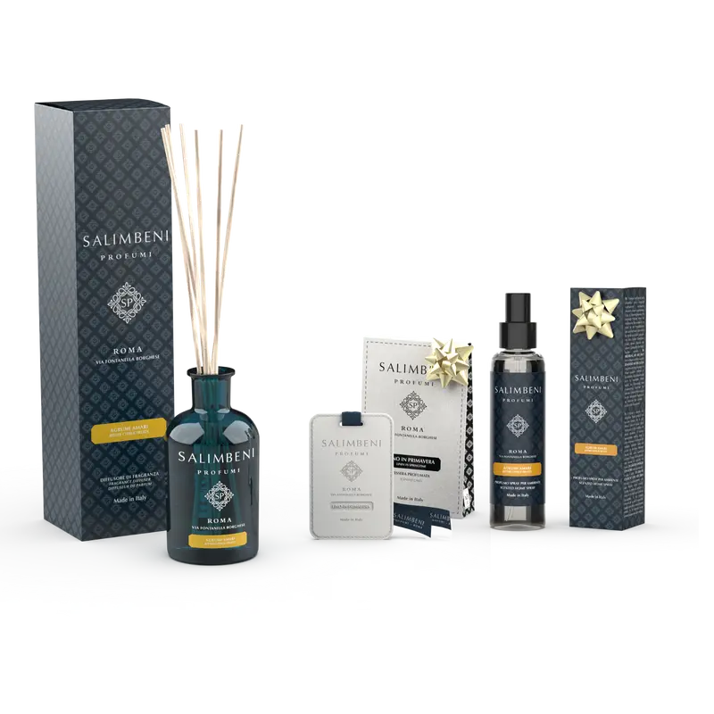 Cítrico Amargo 250ml + Cartões Perfumados para o Guarda Roupa (3 pcs) como TESTE GRATUITO + Perfume Room Spray 150 ml - Cítrico Amargo  como TESTE GRATUITO