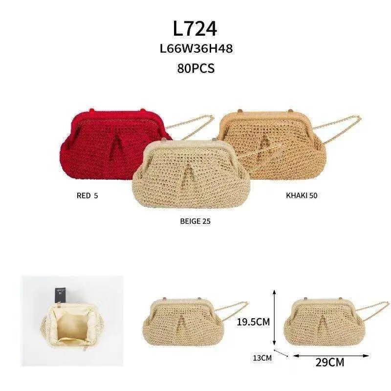 CLARISSE intrecciata con chiusura a clip – Modello L724