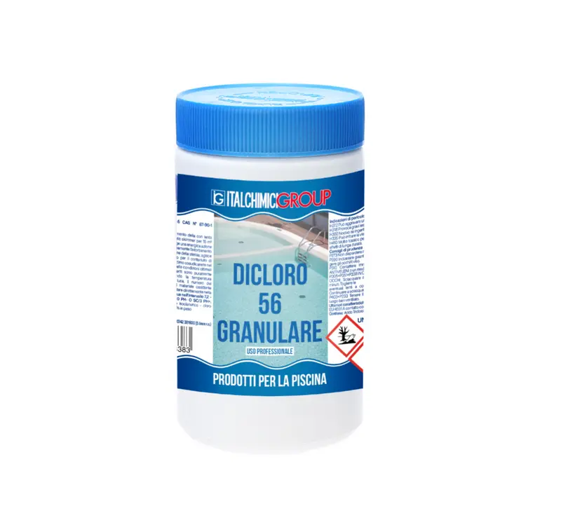 CLORO IN POLVERE HCL 56% BARAT. KG.1 - UN 3077, MATERIA PERICOLOSA PER L'AMBIENTE, SOLIDA, N.A.S. (Dicloroisocianurato sodico biidrato), 9, III, (E)