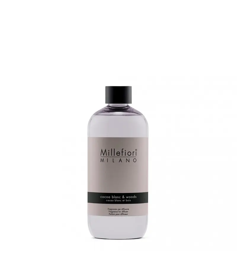 COCOA BLANC & WOODS -Millefiori Milano- Ricarica Diffusore (250ml)