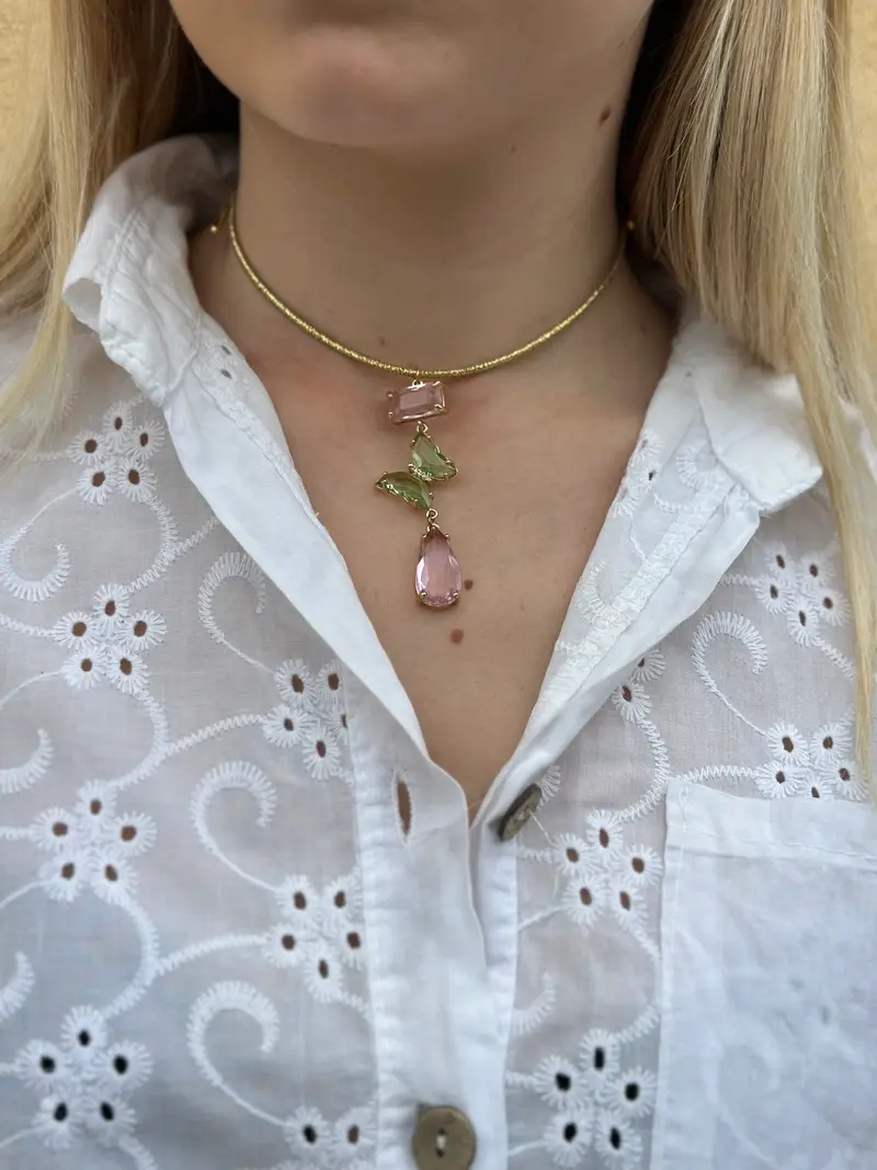 Collana Calamita regolabile Butterfly