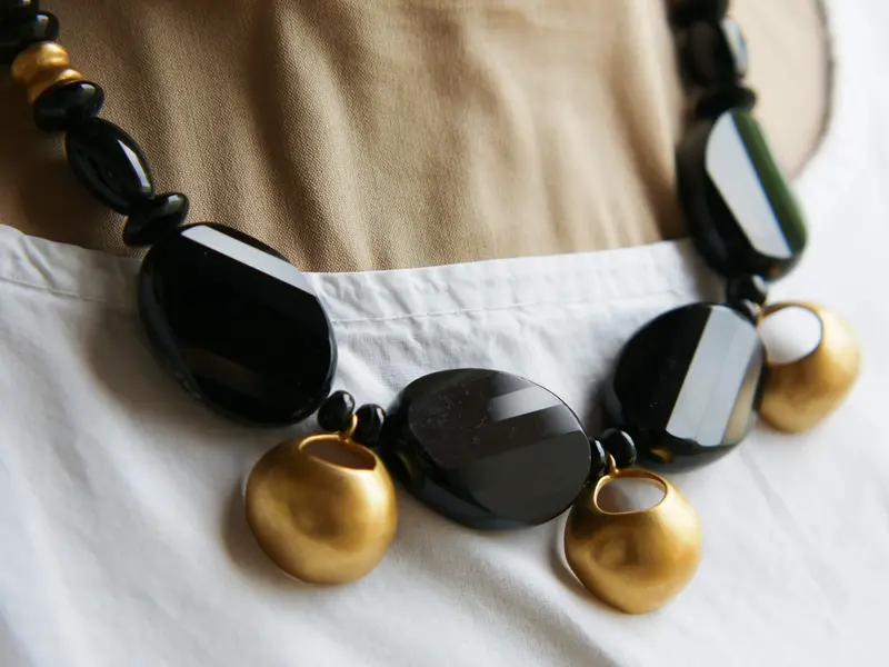 collana in onice maya azteca cod.COLL95