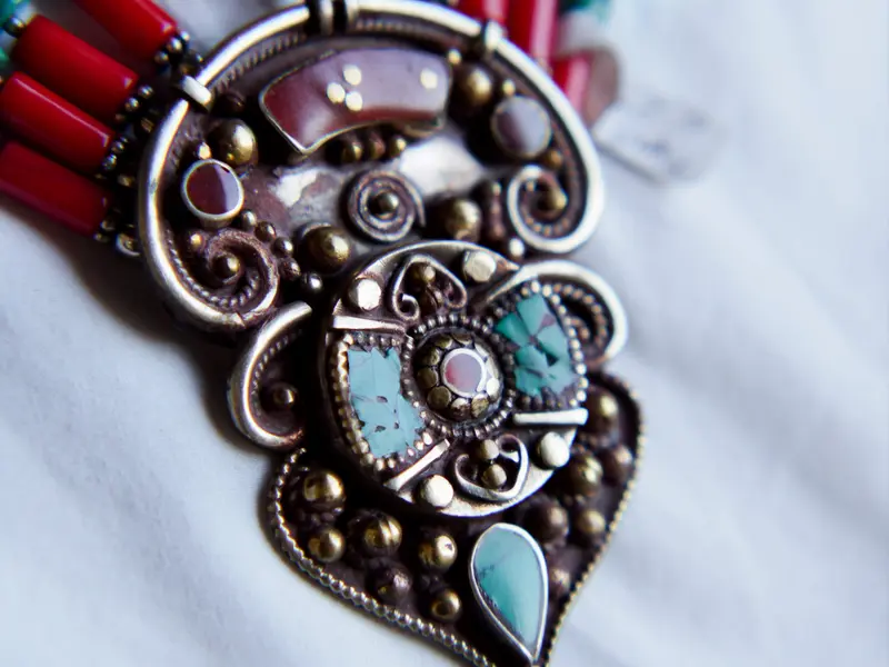 collana nepalese / tibetana    cod.COLL87