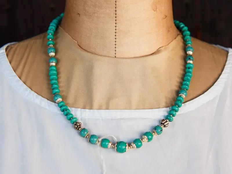 collana turchese e lapis cod.COLL158