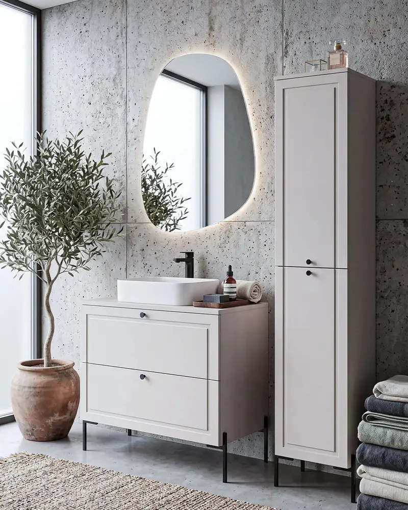 Colonna bagno ELLE 170 - 2 Ante - Cashmere