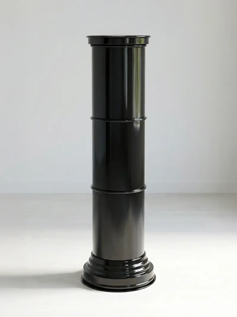 Colonna/Piedistallo in metallo verniciato dal Design Contemporaneo