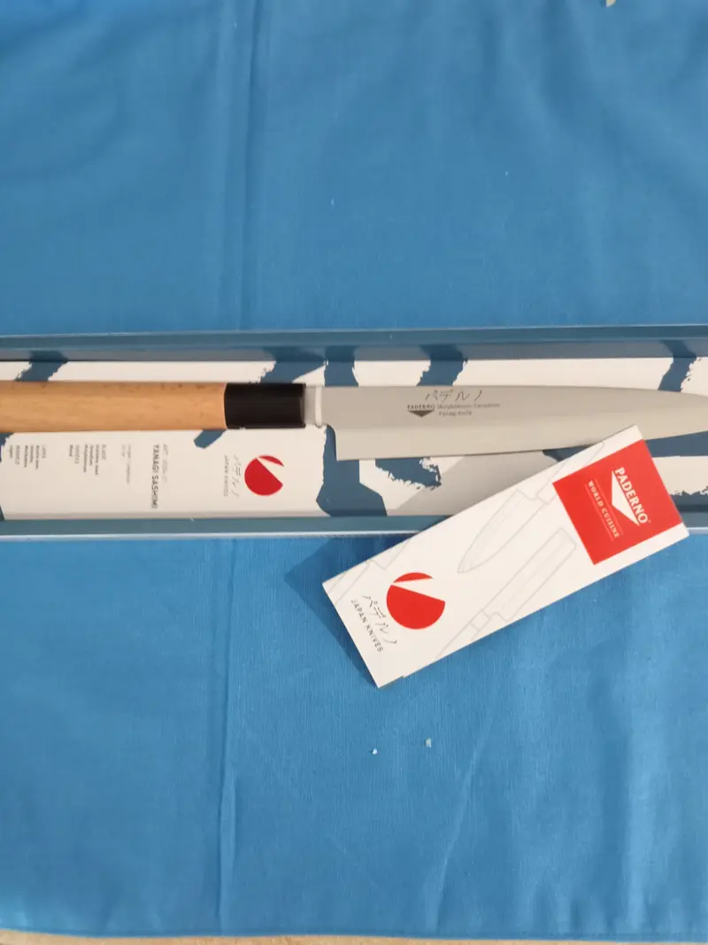 COLTELLO DA CUCINA GIAPPONESE YANAGI SASHIMI PADERNO