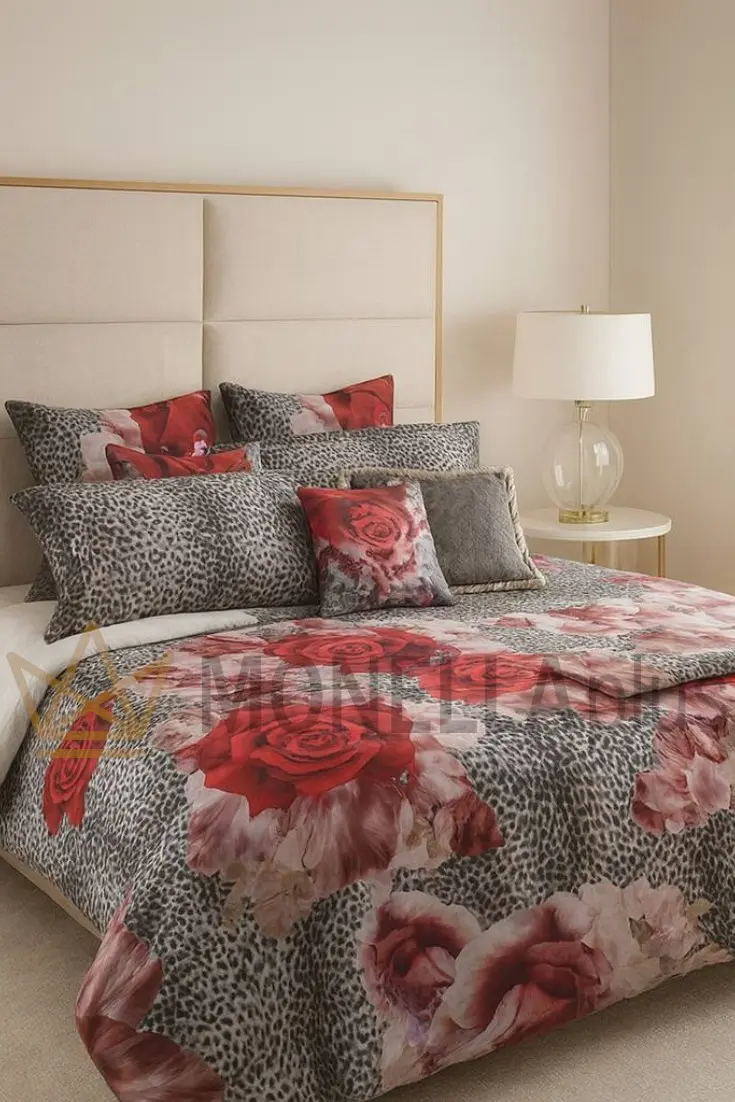Completo lenzuola Rose Leopard Roberto Cavalli