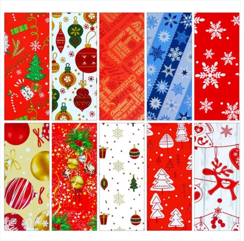 CONFEZIONE DA 10 CARTA CLASSIC NOEL CM 70X3 MT