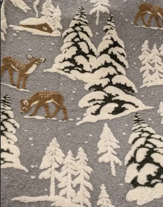 Coperta in lana Foresta