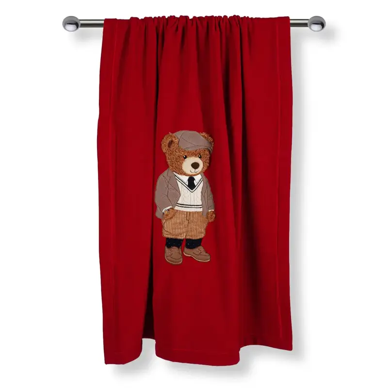 Coperta lettino in pile 105x150 cm Teddy Bear