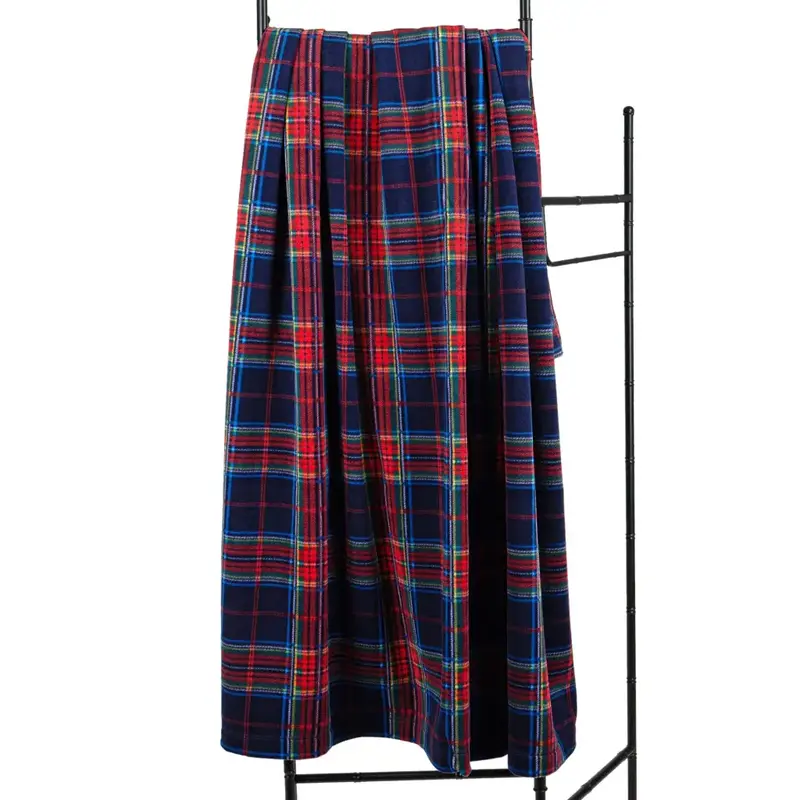 Coperta matrimoniale in pile fantasia Tartan 250x210 cm | MaryPlaid