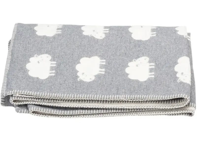 Coperta Pecore grigia