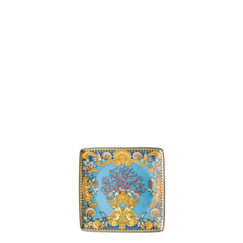 Coppetta quadra piana 12 cm Les Tresors de la Mer Versace|L’Egizia regali