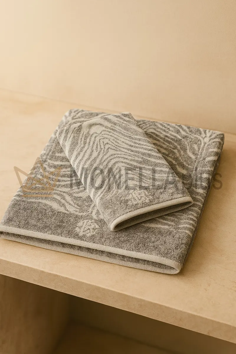 Coppia Asciugamani 2 Pezzi Zebree Roberto Cavalli