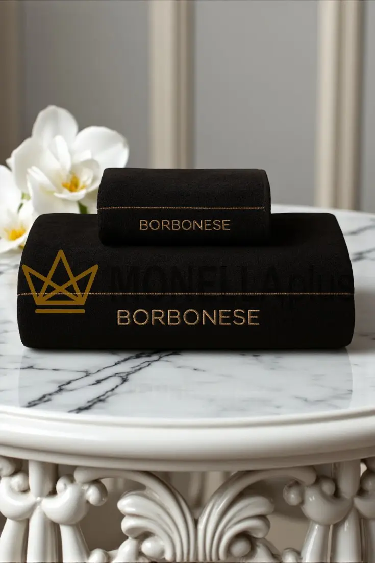 Coppia asciugamani Fine Op Borbonese