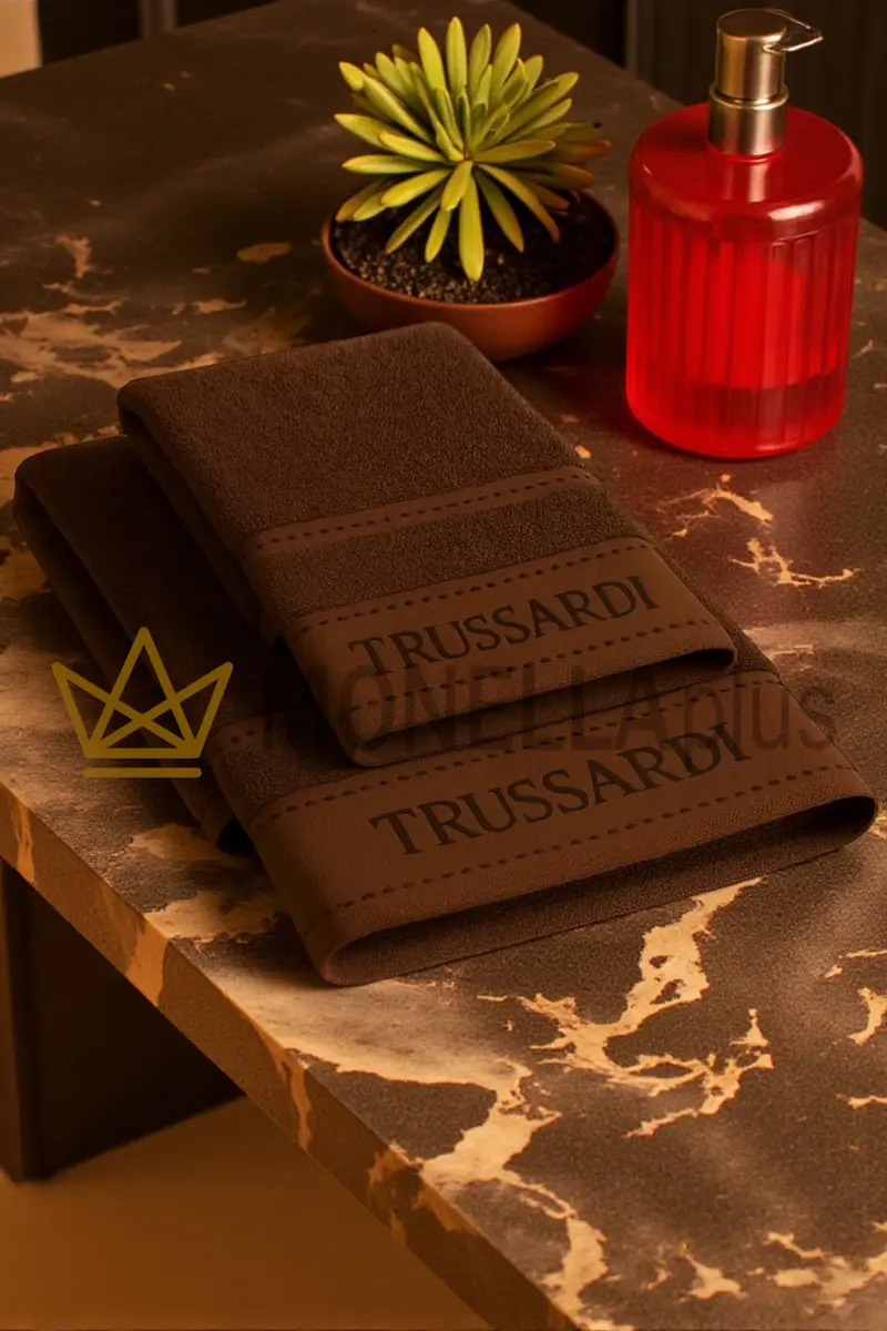 Coppia asciugamani Ribbon Trussardi