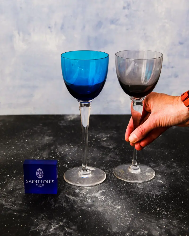 Coppia bicchieri Saint Louis da vino