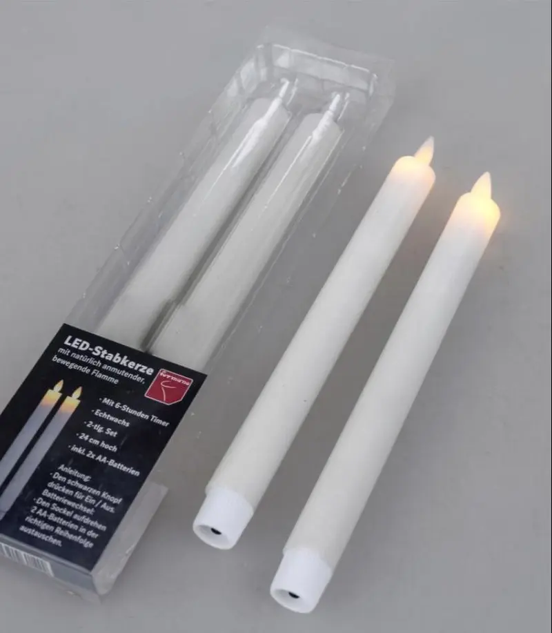 Coppia candele con batterie