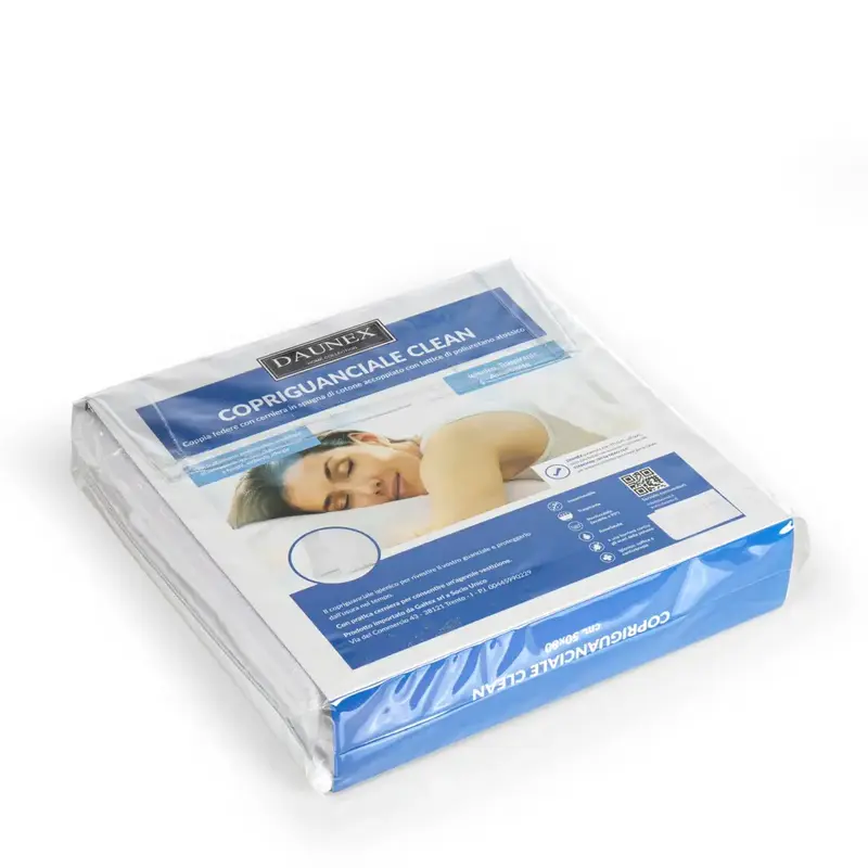 Coppia di federe copriguanciale incerate igieniche Clean | Daunex