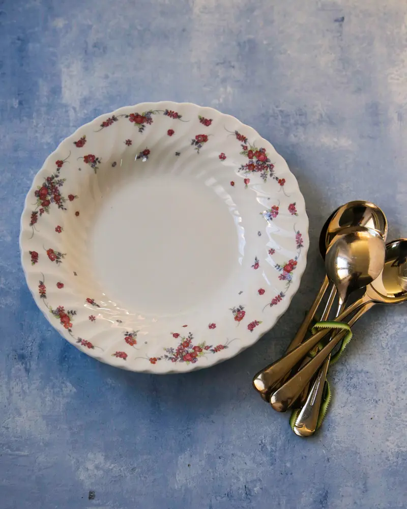 Coppia piatti fondi wedgwood decoro picardy