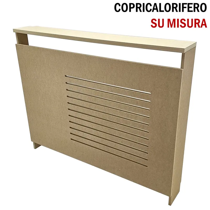 COPRICALORIFERO SU MISURA RIVESTIMENTO TERMOSIFONI VERNICIABILE TAMPONAMENTO