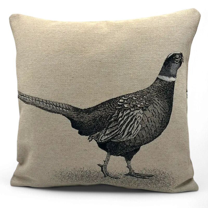 Copricuscino GALLO CEDRONE, Gobelin Jacquard, 45x45 cm