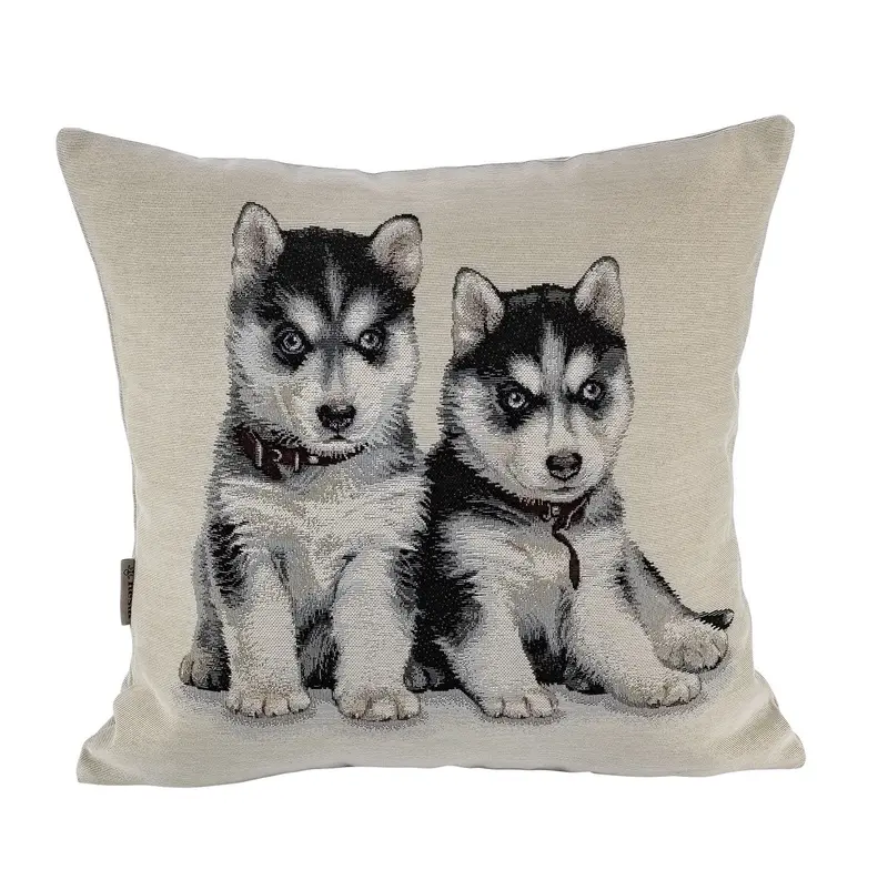 Copricuscino HUSKY, Gobelin Jacquard, 45x45 cm