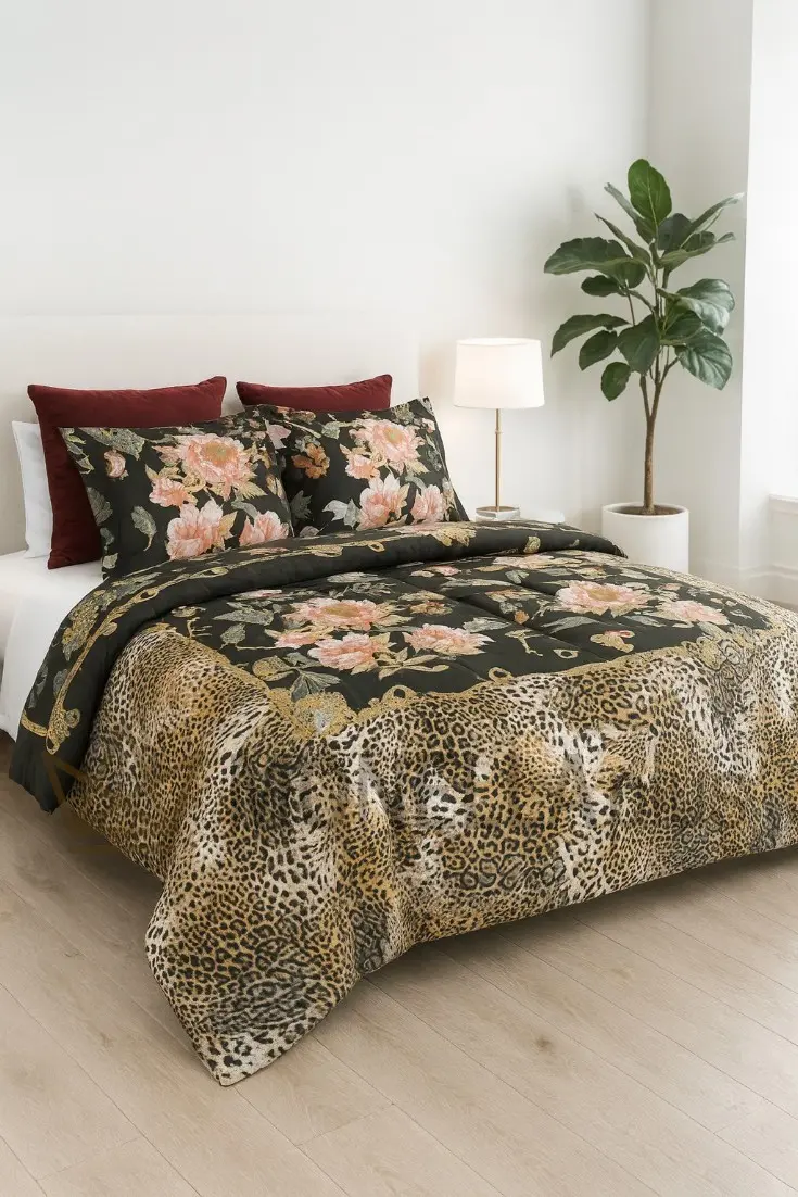 Copriletto Rosamare Roberto Cavalli