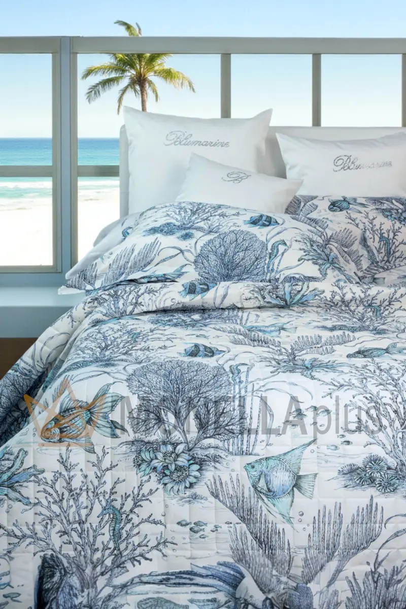 Copriletto Tropical matrimoniale Blumarine