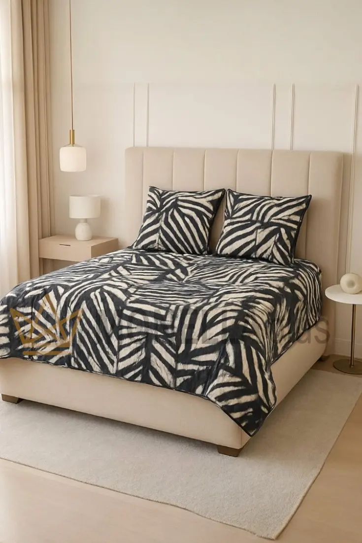 Copriletto Zebra Patch Roberto Cavalli