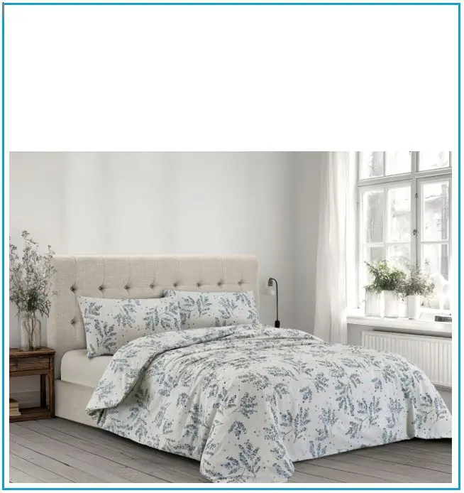 Copripiumino 100% Cotone Made in Italy | Lavabile in Lavatrice e Asciugatrice | Matrimoniale, 1 Piazza e Mezza, 1 Piazza - art.Sambuco