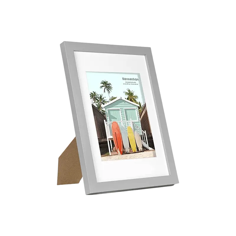 Cornice in Legno per Foto con Vetro Acrilico da Appendere o Appoggiare