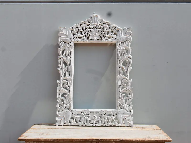 Cornice In Legno Traforata Indiana   cod.CIDB