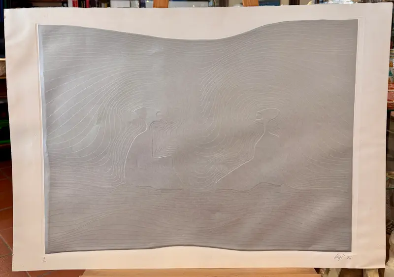 Corrado Cagli - "Senza titolo" - serigrafia su carta 6/20 - 1974