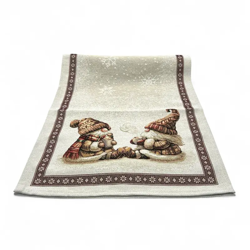 Corridore Runner Tovaglietta BUDDY, uni, Gobelin Jacquard, lurex oro