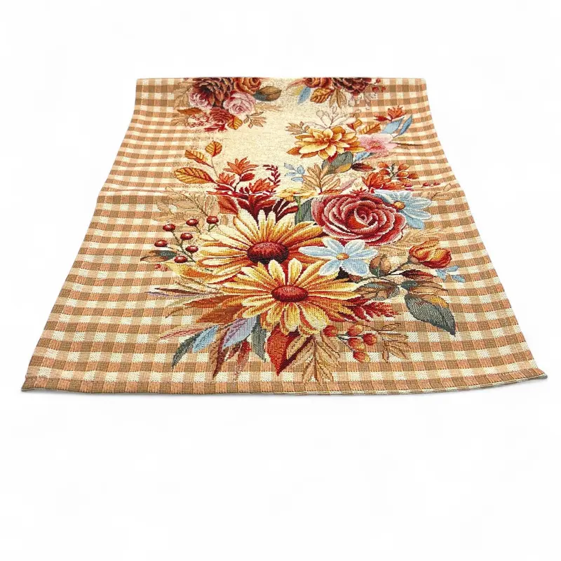 Corridore Runner Tovaglietta SIENNA, uni, Gobelin Jacquard