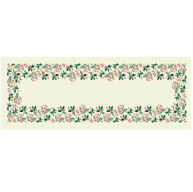Corridore Runner Tovaglietta WINTER BERRIES, uni, Gobelin Jacquard