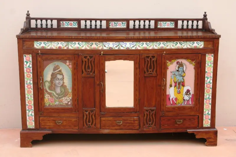 Credenza Indiana Coloniale cod.ETV7/5