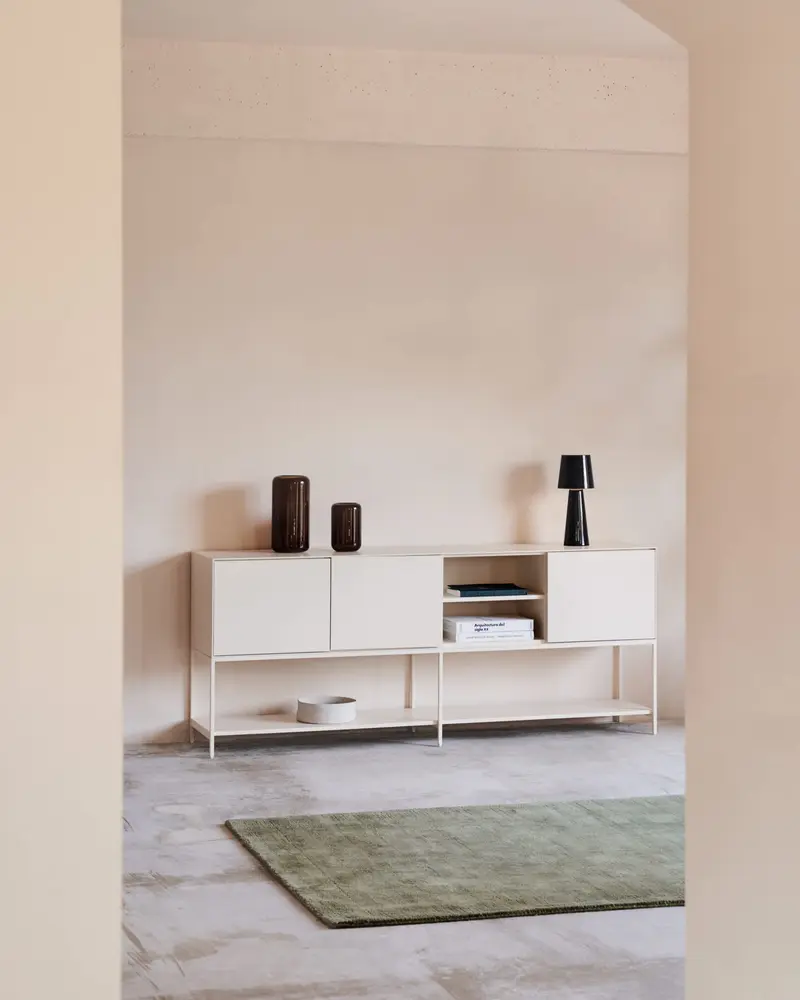 Credenza Vedrana 3 ante laccato bianco 195 x 80 cm
