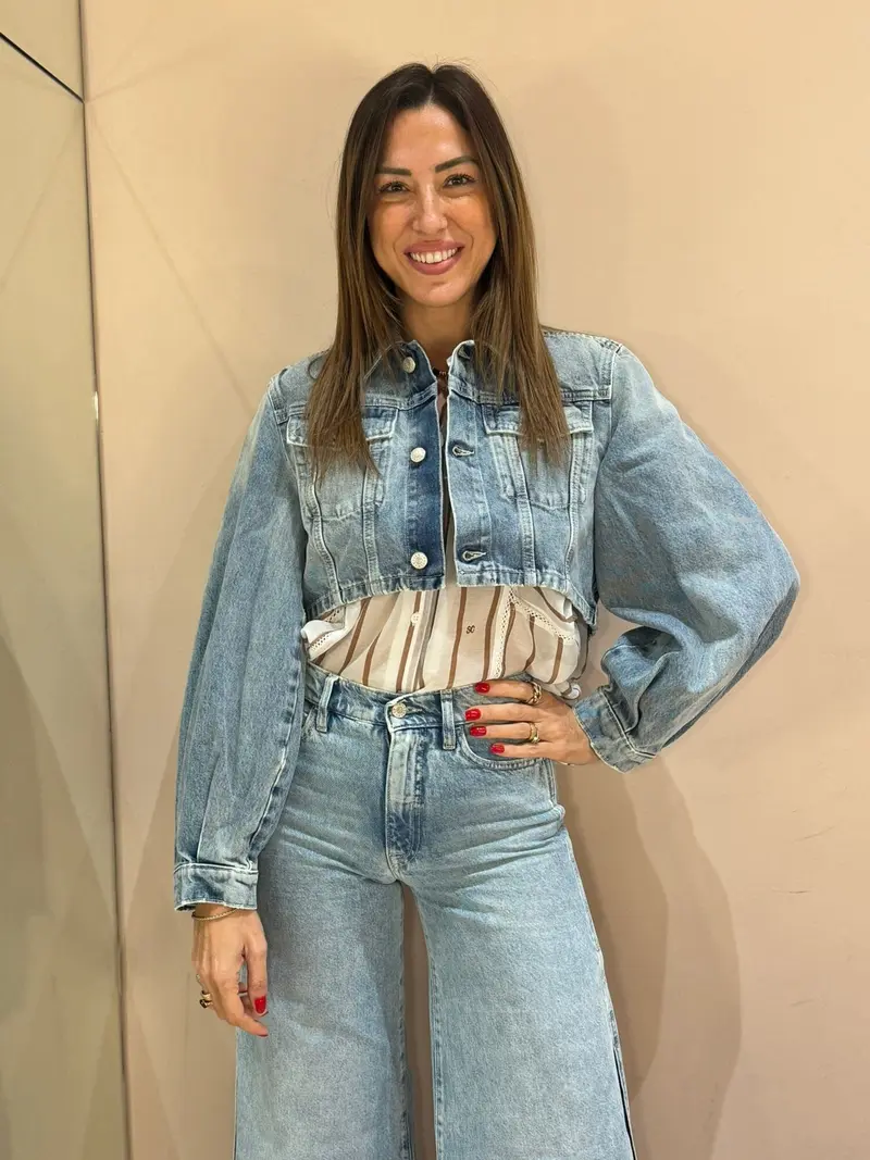CROPPED JACKET DEMIM