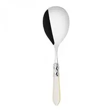 CUCCHIAIO SERVIRISOTTO ALADDIN BIANCO MADREPERLATO BUGATTI