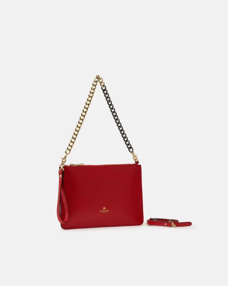 CUOIERIA FIORENTINA - Alice pochette Tomato