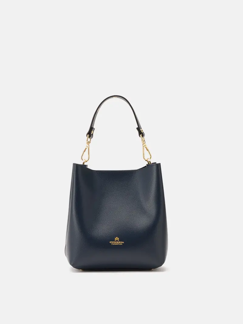 CUOIERIA FIORENTINA - Borsa Secchiello Alice - Blue Navy