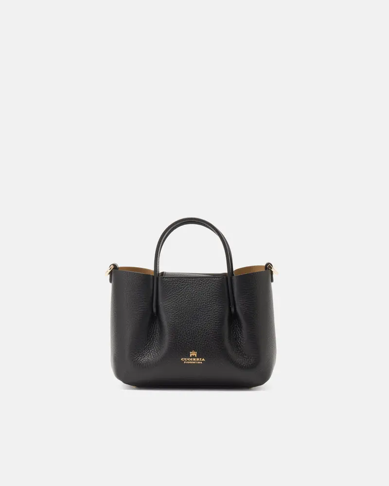 CUOIERIA FIORENTINA - Mini Tote Bag Candy - Nero