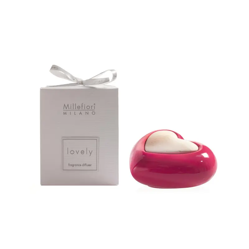 CUORE ROSSO -Millefiori Milano- Diffusore in Ceramica